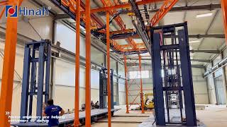 Hanna engineer debugging conveyor system for automatic powder coating line [upl. by Mila]