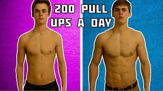 200 PULL UPS A DAY FOR 30 DAYS results [upl. by Leda]