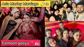 ബാ‼️💒കല്യാണം കൂടിയിട്ട് വരാം👰‍♀️💍Asla Marley marriage jasminjaffar [upl. by Sharman]