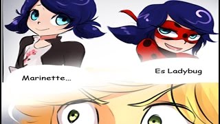 Cómic de miraculous ladybug en español quot¿Tú eres Ladybugquot [upl. by Genia]