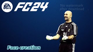 FC24 Fabien Barthez PRO Clubs and CAREER MODE FACE CREATION [upl. by Nilyam]