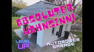 LUXUS Rasenmäher Garage Mähroboter Robotic Mower [upl. by Ahseined327]