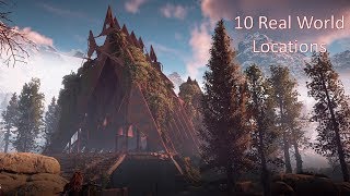 Horizon Zero Dawn  10 Real World Locations [upl. by Brion261]