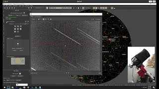 NearEarth Asteroid 2022 GN1 very close encounter online observation – 6 Apr 2022 [upl. by Ahsima]