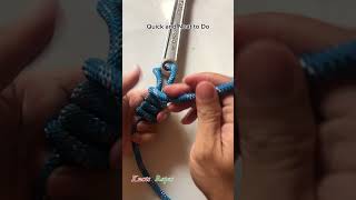 An Everyday KnotTying Technique knot rope handmade [upl. by Hauhsoj]