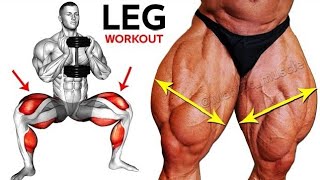 Dumbbell Leg Workout For Strong Legs💯💪 [upl. by Sandy]