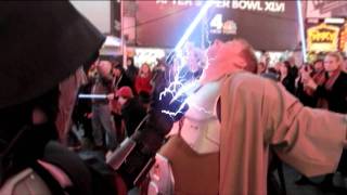 Star Wars The Old Republic Flash Mob Lightsaber Edition [upl. by Duthie]