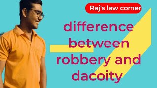 difference between robbery and dacoity🚔police [upl. by Adnawyt]