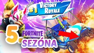 NOOB KRUTĚ DRTÍ 5 SEZÓNU FORTNITE 😠🚗 HYPE Neskutečné [upl. by Bahner]