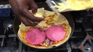 Roti calzone  Vlog 2 recept klik op meer weergevenshow more [upl. by Atyekram775]