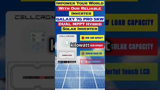 Cellcronic Galaxy 7G Pro 5Kw Dual Mppt hybrid Inverter [upl. by Dera]