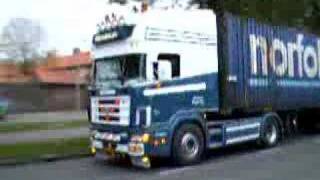 Scania Loud Sound Drive By Meulman Transport [upl. by Anyahs54]