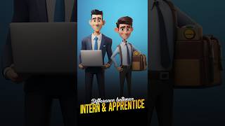 Difference Between Intern and Apprentice magnetbrains ytshorts internship apprenticeship [upl. by Lorens548]