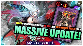 LEAKS CONFIRMED DRAGOON MASTER PEACE amp MORE AT 3 WHITE WOODS COMING  YuGiOh Master Duel [upl. by Suoivatco]