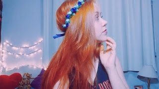 Tonalizando o cabelo ruivo com anilina laranja [upl. by Romie]