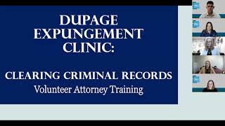 2021 DuPage Expungement Clinic training [upl. by Haym362]