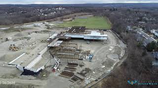 Beal School Construction Flyover  January 26th 2020 [upl. by Silberman604]