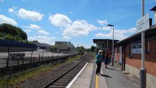 South West Trains Class 159 and Phil Sayer announcement At Tisbury 13 June 2017 [upl. by Franzen]