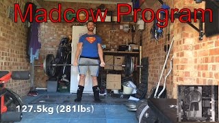 Madcow 5x5  Powerlifting Program Review Including training footage  smallchannelsunite [upl. by Aerbas491]