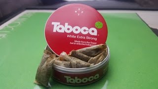 Snus review 32 Taboca White Extra Strong [upl. by Tomasz]