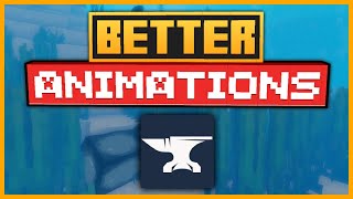 🟨 HOW TO get the BETTER ANIMATIONS MOD  MINECRAFT FORGE [upl. by Airetahs803]