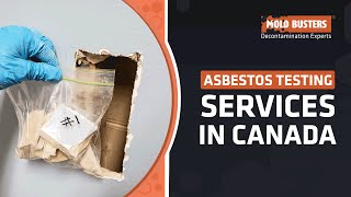 Asbestos Testing Services in Canada  Mold Busters [upl. by Clercq]