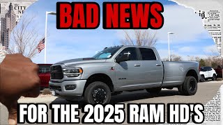 This Is BAD NEWS For The 2025 Redesigned RAM HDs [upl. by Atteynad33]