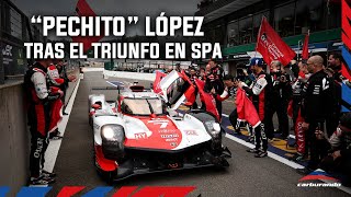 Corazón de F1  quotPechitoquot López habló tras el triunfo en SpaFrancorchamps [upl. by Anatnas]