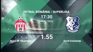 FC Sepsi OSK vs FC Farul Constanța  Superliga  19022024  COMENTARIU LIVE [upl. by Aaberg]