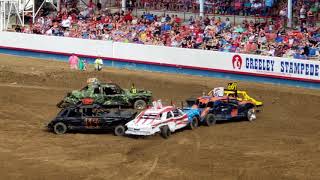 Demolition Derby 2018 Greeley Stampede 1 [upl. by Gervase]