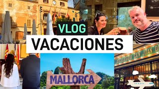 VLOG NOS VAMOS DE VACACIONES 🏖 MALLORCA 1ª PARTE  Shopping con Belén [upl. by Lexis]