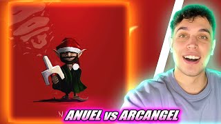 REACCIÓN Arcangel  EL NARCAN  ANUEL vs ARCANGEL [upl. by Ateuqal]