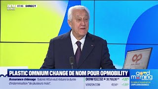 Laurent Burelle OPmobility  Plastic Omnium change de nom pour OPmobility [upl. by Iey]