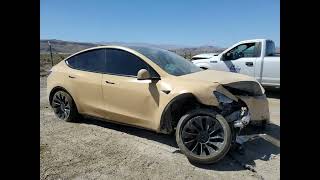 2022 TESLA MODEL Y VIN 7SAYGDEF6NF339957 [upl. by Akered]