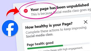 How to Fix Facebook Page Has Been Unpublished Problems 2024 Update [upl. by Salvucci30]