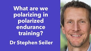 46  What are we polarizing in polarized endurance training Dr Stephen Seiler [upl. by Auka]