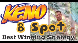 8Spot Keno Winning Strategy Returns Multiple Jackpots Playing 4Card Keno  Easy To Do [upl. by Sral]