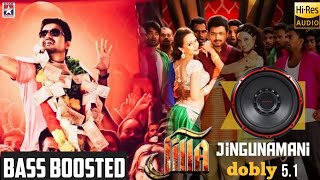 JingunamaniBASS🎧 BOOSTED Song Tamil  Jilla Movie  Vijay  D lmman Musical tamil vijay [upl. by Orfinger268]