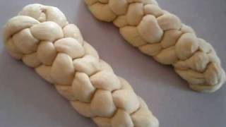 How to braid 6strand challah bread [upl. by Shell]