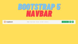 Bootstrap 5 navbar responsive  How to design bootstrap 5 navabr [upl. by Arnaldo]