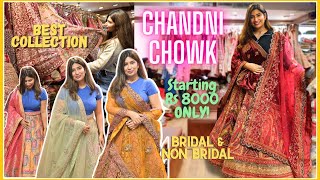 DESIGNER LEHENGA Shopping In CHANDNI CHOWK Cheap BridalNon Bridal Lehanga ChhabraInternational [upl. by Rramal902]