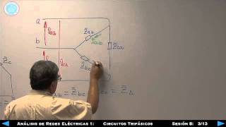 Análisis de Redes Eléctricas 1Circuitos Trifásicos Sesión 8 313 [upl. by Nnaeitak]