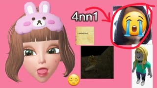 4nn1 real face 4nn1 roblox قصه 4nn1 roblox storyدخلت للماب و لقيت أشياء مرعبة مثل😰😭😱 [upl. by Yereffej]