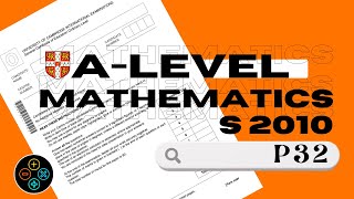 A Level Pure Math June 2010 Paper 32 970932 [upl. by Chlores]