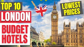 Top 10 Budget Hotels in London  Best Affordable Hotels of London 2023 [upl. by Ynatterb212]