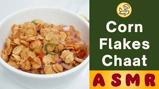 FireFree Crispy Corn Flakes Chaat  Quick amp Crunchy Corn Flakes Salad Recipe  Baba Food ASMR [upl. by Latrina]