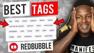 How to get the Best Redbubble tags Fast amp Easy [upl. by Nnahgem]