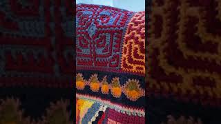 Mozaik motiflerle büyüyen “kelebeğin rüyası” tigisi crochet mosaiccrochet [upl. by Merril]