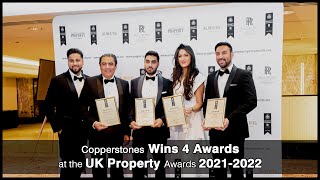 Copperstones Wins FOUR Awards at the UK Property Awards 2021  Sponsored by Rolls Royce [upl. by Oelgnaed]