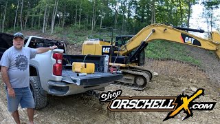 Moving a massive amount of dirt with the Excavator amp Dozer for this mountain top building pad [upl. by Bergren]